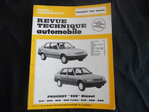 Rta peugeot 309 diesel - rta,