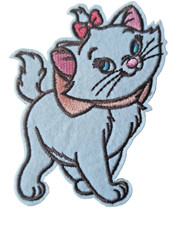 Patch écusson chat Marie les aristochats disney thermocollant