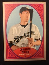 2019 Topps Heritage New Age Performers, MVP Christian Yelich Brewers #NAP-24