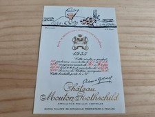 étiquette vin Chateau Mouton