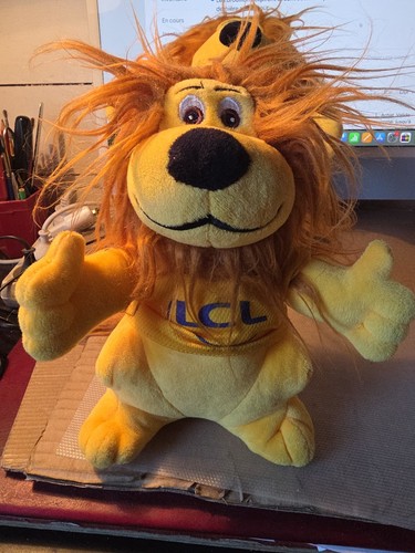 Peluche lion credit lyonnais - peluche,