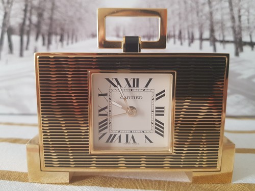Pendulette laqué cartier - pendulette,