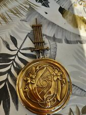 Ancien balancier de carillon ou de pendule murale art nouveau