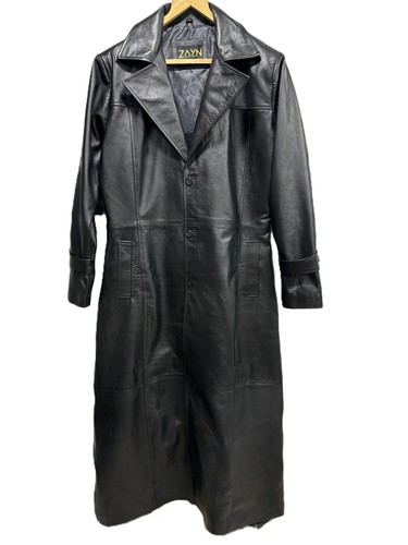 Trench coat cuir véritable - trench-coat,