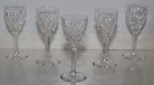 5 Verres en cristal St Louis