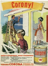 Publicité ancienne peinture