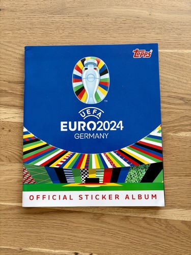 Album topps euro 2024 vide - album,