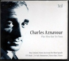 CD ★ CHARLES AZNAVOUR ★ PLUS BLEU QUE TES YEUX ★ Coffret 3/CD