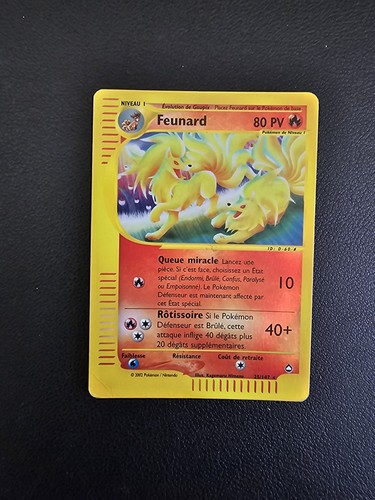 Carte pokémon feunard 147 - carte, 25/147