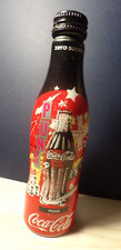 COCA COLA ZERO BOUTEILLE ALU 250 ML ( VIDE ) COLLECTOR - PUNK 2017 FRANCE - RARE