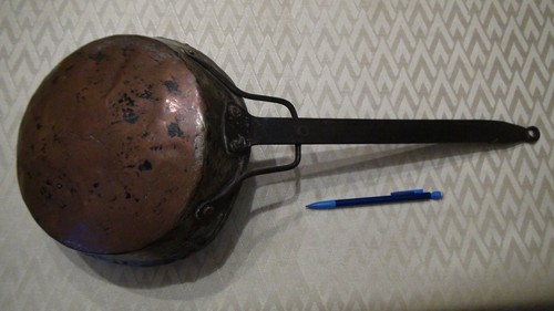 Ancienne poele louche en - ancienne,