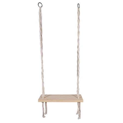 Balançoire bois macramé - balançoire,