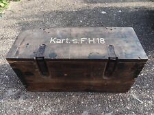 Caisse allemande 15 cm schwere Feldhaubitze 18 Normandie Munitionskiste