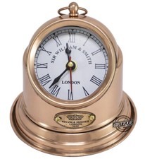 Vintage Bureau Horloge Laiton