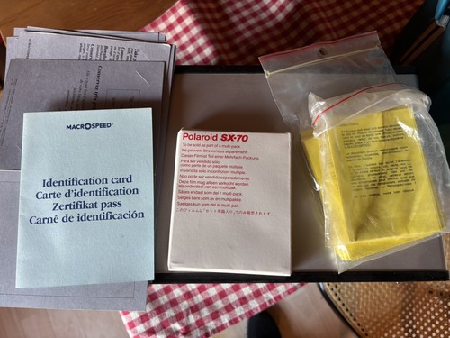 Macrospeed sx70 rare polaroid - macrospeed,