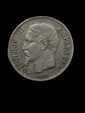 1 Franc Napoléon III Empereur 1859 Paris -- SUP --