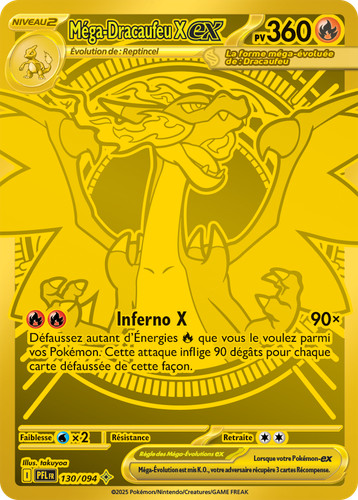 Carte pokémon méga dracaufeu - carte,
