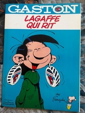 FRANQUIN GASTON LAGAFFE QUI RIT + POSTERPUBLICITAIRE 1985