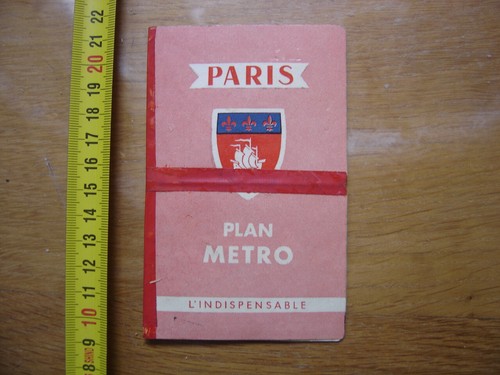 Paris plan metro - plan, de