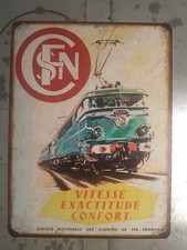 Plaque metal vintage Sncf 