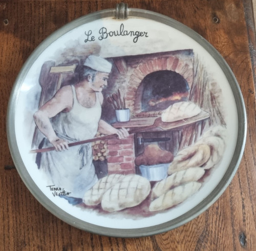 Assiette murale boulanger - le,