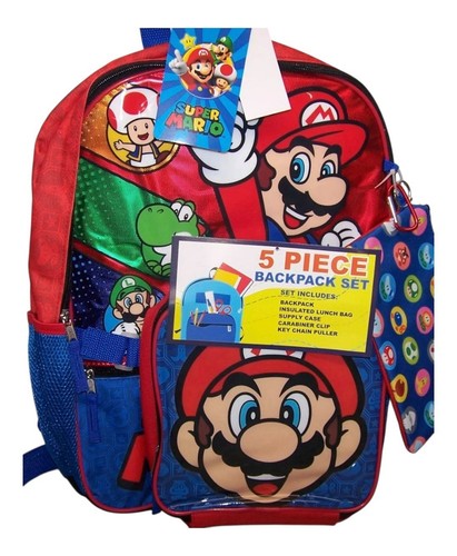 Nintendo super mario - super, backpack