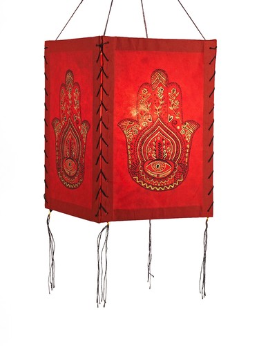 Abat jour fatima rouge - abat-jour, fatima,