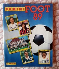 ALBUM PANINI   FOOT 89   INCOMPLET