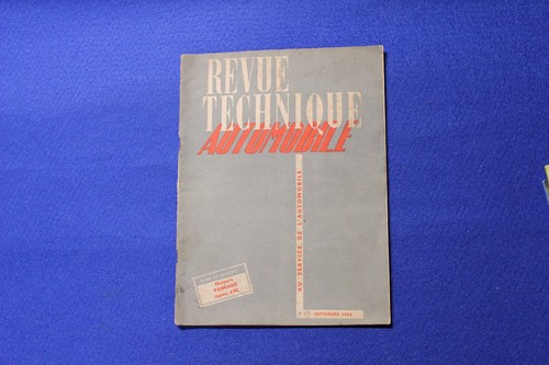 Revue technique automobile - revue,