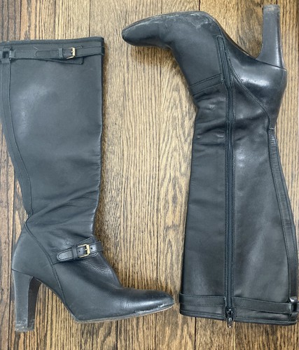 Banana republic black leather - banana,