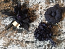 Lot De  Fleur en tissu Marine  vintage pour modiste, chapeau, Costumes Théâtre