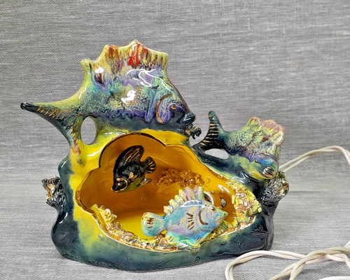 Ancienne lampe coquillage - ancienne,