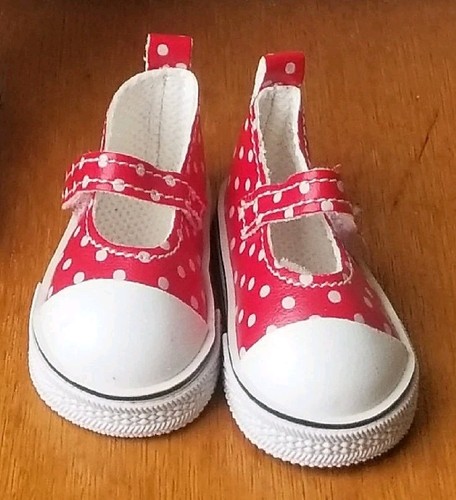 Chaussure rouge pois - chaussure,