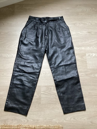 Pantalon cuir baggy taille - , 40