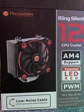 Ventirad THERMALTAKE Riing Silent 12 - Rouge CPU Cooler compatible Intel et AMD