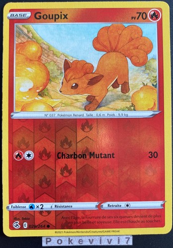 Carte pokemon goupix 028 264 - carte,
