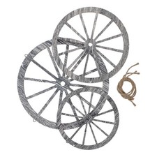  Lot de 3 roues de chariot 