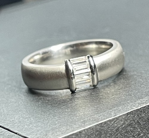 Platinum ring 12g - platinum, 5