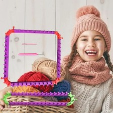 Ensemble machine �� tricoter artisanat paisible enfants coordination motrice fin