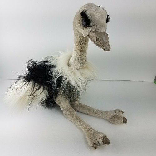 Ostrich hand puppet plush - 22",