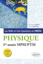 Les 1001 questions de la physique en prépa - 1re anné... | Livre | état très bon