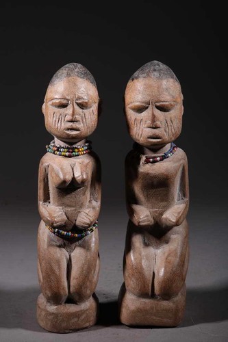 Art africain couple jumeaux - africain,