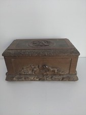 BOITE FORET NOIRE CHASSE CHIEN BLACK FOREST