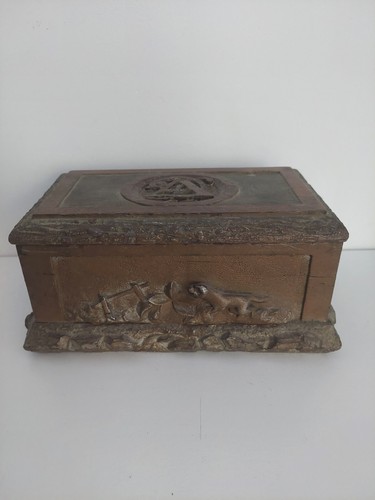 Boite foret noire chasse chien - chasse,