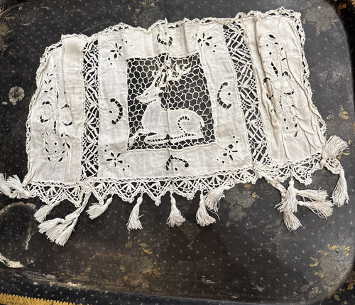Napperon dentelle broderie - napperon, en