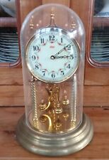 Ancienne Pendule Horloge Kundo Made Germany Sous Globe  Old Clock Pendulum