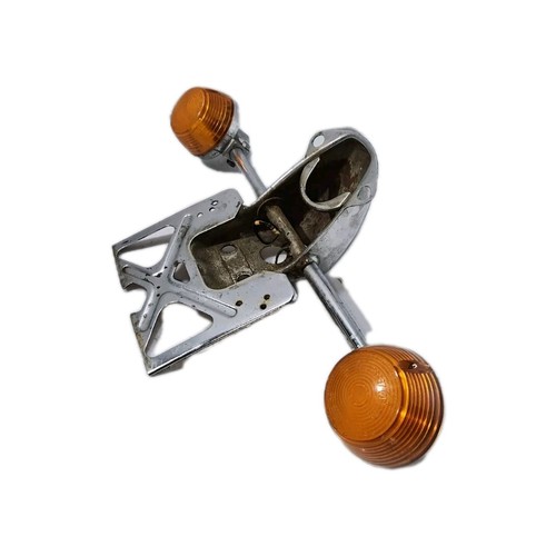 Clignotants support plaque - +,