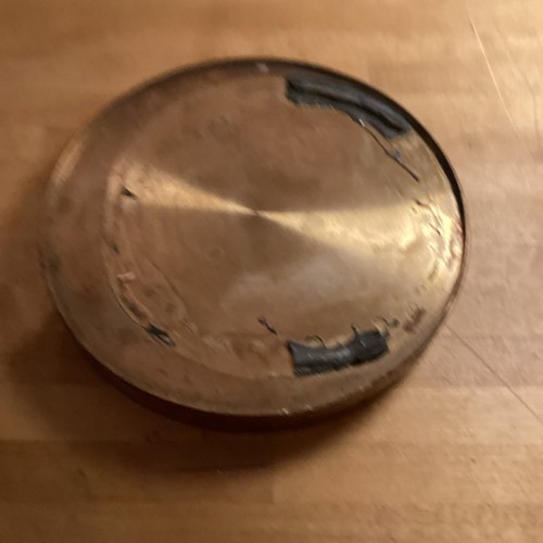 Socle rond laiton massif - massif, 3,6
