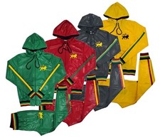 Time Is Money Rasta Lion Survêtement pour Hommes Reggae 2 Pièce Ensemble – Urban