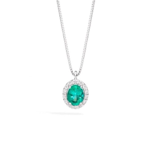 Collier blanc 18k avec - en,